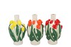 ISA DUTCH ORANGE/YELLOW/RED VASE NECK TULIP ASS 16X16X26 NM