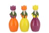 LUCY DUTCH ORANG/YEL/PURP MIX VASE TULIP WOMAN ASS 9X8X22 NM