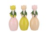 LUCY DREAMY PINK/YELL/SAND MIX VASE TULIP WOMAN ASS 9X8X22NM