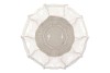 LIMA WHITE VASE CARVE 36X36X33CM NM