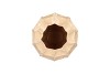 LIMA BEIGE VASE LONG CARVE 22X22X29CM NM