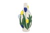 ISA DUTCH BLUE/YELLOW VASE NECK TULIP 15X15X30CM NM