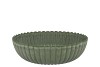 MELAMINE LISA GREEN BOWL 25X25X9CM