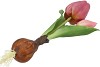 SILK TULIP BULB PURPLE 25CM NM