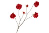 SILK ROSES WILD RED 126CM NM