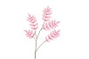 SILK SALIX LEAF SMALL PINK 90CM