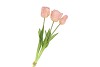 SILK TULIP BOUQUET LIGHT PINK 26X47CM NM