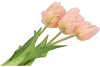 SILK TULIP BOUQUET LIGHT PINK 26X47CM NM