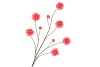 SILK DAHLIA BRANCH RED 125CM NM