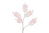 SILK SALIX LEAF SMALL PURPLE 90CM