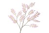 SILK SALIX LEAF PURPLE 135CM NM