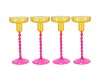 JULES DUTCH PINK CANDLE HOLDER ASS 9X22CM NM