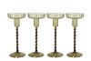 JULES SUMMER GREEN CANDLE HOLDER ASS 9X22CM NM