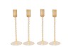 JULES NATURAL BROWN CANDLE HOLDER ASS 9X20CM NM