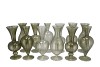 SUNNY SUMMER GREEN MIX GLASS VASE ASS 12X12X28CM NM