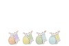 EASTER CERAMIC DREAMY PASTEL MIX BUNNY EGGS ASS 11X7X13CM