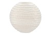 LIMA WHITE VASE OVAL 51X17X50CM NM
