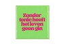 TILE ZONDER TONIC GREEN 10X10X1CM NM