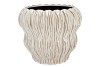LIMA WHITE POT BUBBLE 28X28X26CM NM