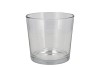 GLASS VASE KONISCH HEAVY H16XD17CM
