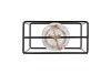 POLLY BLACK METAL RACK 1 GLASS HANGING 15X8X25CM NM