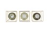 POLLY SUMMER GREEN MIX METAL RACK SQUARE GLASS AS 11X11X13NM