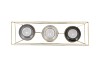 POLLY SUMMER GREY MIX METAL RACK 3 GLASS ASS 35X11X13CM NM