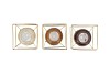 POLLY NATURAL BROWN MIX METAL RACK SQUARE GLASS AS11X11X13NM