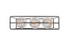 POLLY BLACK METAL RACK 3 GLASS HANGING 28X8X29CM NM