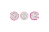 POLLY PINK MIX METAL RACK ROUND ASS 7X8CM NM