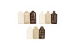 A'DAM NATURAL BROWN MIX PLATE ASS 7X2X13CM NM