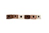 A'DAM HOUSES CANAL NATURAL BROWN MIX VASE ASS 9X7X26CM NM