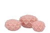CANDLE DAHLIA OLD LIGHT PINK 9X7CM NM