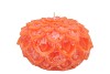 CANDLE DAHLIA ORANGE 12X8CM NM