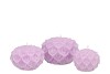 CANDLE DAHLIA LILAC 12X8CM NM