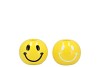 SMILEY YELLOW MIX CANDLE H ASS 7X7X6CM NM
