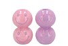 SMILEY DREAMY PURPLE MIX CANDLE H BULB ASS 7X7X12CM NM