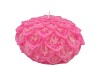 CANDLE DAHLIA FUCHSIA 12X8CM NM