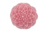 CANDLE DAHLIA OLD DARK PINK 15X10CM NM