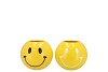 SMILEY YELLOW MIX VASE ASS 11X11X9CM NM