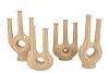 ISLA SAND VASE TWIN TUBE 21X9X40CM NM