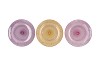 DAYAH PASTEL MIX GLASS PLATE 29X2,5CM ASS P/1 NM