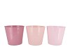 ZINC SUMMER PINK MIX BUCKET BASIC ASS 19X18X15CM NM