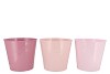 ZINC SUMMER PINK MIX BUCKET BASIC ASS 22X20X16CM