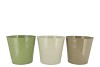 ZINC SUMMER GREEN MIX BUCKET BASIC ASS 22X20X16CM NM