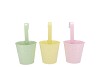 ZINC DREAMY PASTEL MIX BUCKET HANGING ASS 14X13X10CM NM