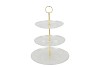 DAYAH TRANSPARENT CAKE SHELF 18/20/25X33CM NM