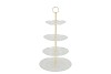 DAYAH TRANSPARENT CAKE SHELF 15/18/20/25X46CM NM
