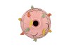 BIRD PINK VASE GLOBE 23X23X23CM NM