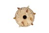 BIRD VASE GLOBE SAND 18X18X18CM NM